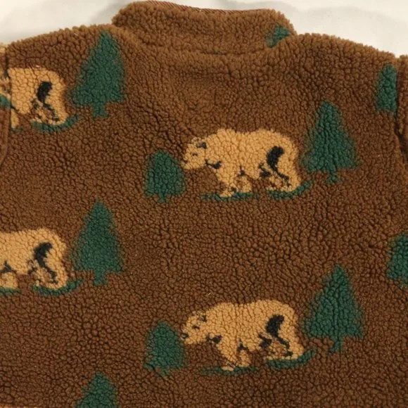 HARTSTRINGS Baby Zip-Up Jacket Bear Print 12 M - Picture 4 of 10